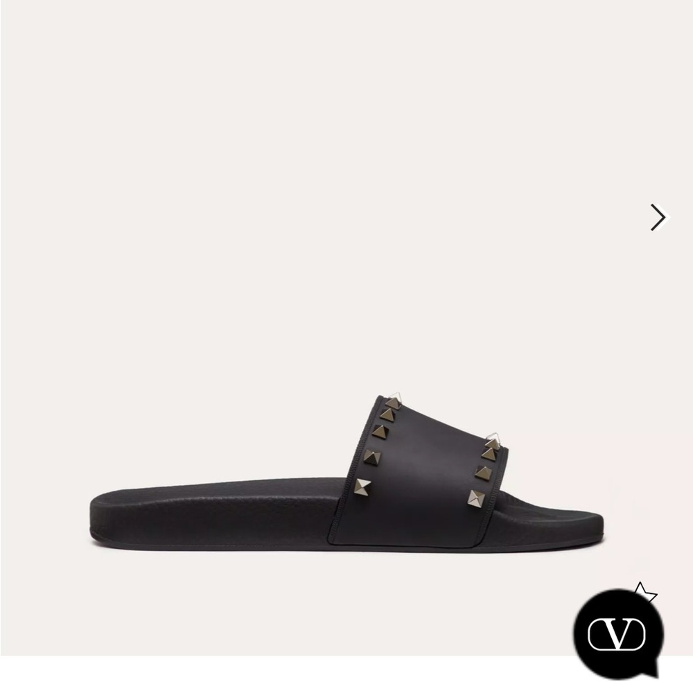 Valentino Rubber Slide